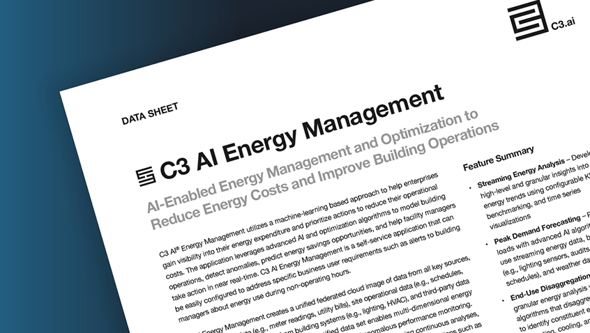 C3.ai Energy Management
